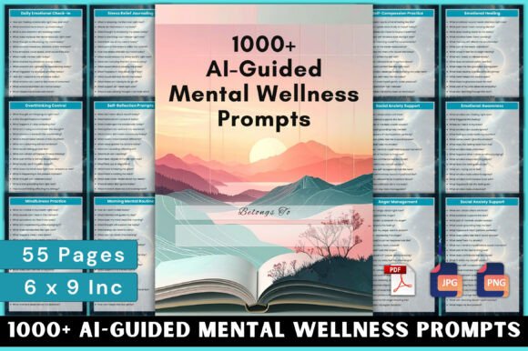 1000 AI-Guided Mental Wellness Prompts: A Powerful Tool for Mindful Growth