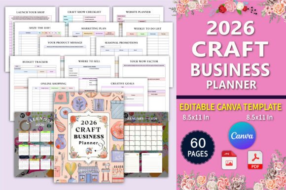 🧵 2026 Craft Business Planner: Where Intentional Creativity Meets Practical Business Growth
