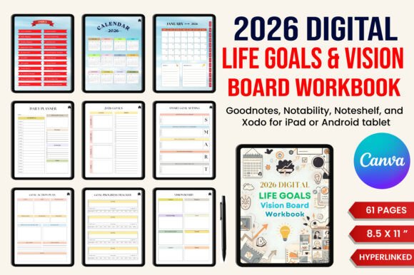 2026 Digital Life Goals Vision Board: A Tool for Real-World Transformation