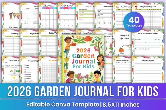 2026 Garden Journal for Kids Canva Kdp: A Creative Tool for Young Gardeners