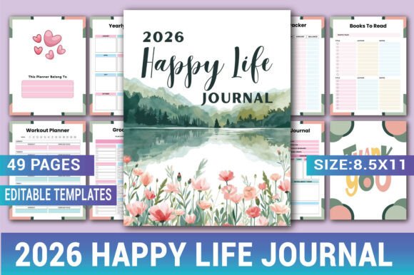 2026 Happy Life Journal: A Comprehensive Guide to Living Intentionally