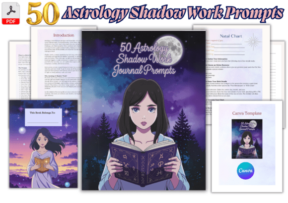 🌙 Astrology Shadow Work Journal