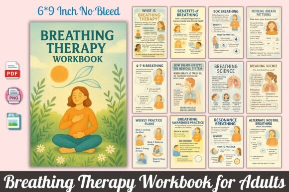 Breathing Therapy Workbook for Adults