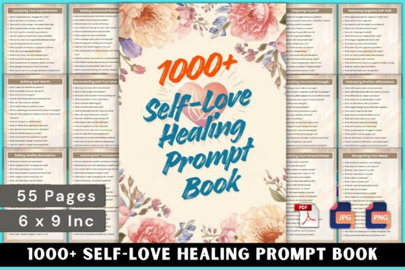 Discovering Inner Peace Through 1000 Self-Love Healing Prompts