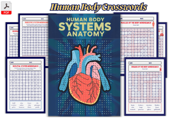 Human Body Word Search Ebook: Make Anatomy Learning Engaging, Effective, and Accessible