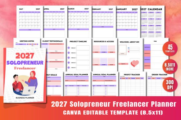 Master Your 2027 Freelance Journey with the Solopreneur Planner
