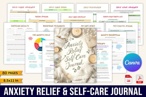 Mastering Anxiety with the Anxiety Relief Self-Care Journal
