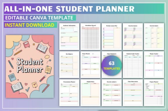 The Ultimate All-in-One Student Planner for Students, Teachers, and Educators