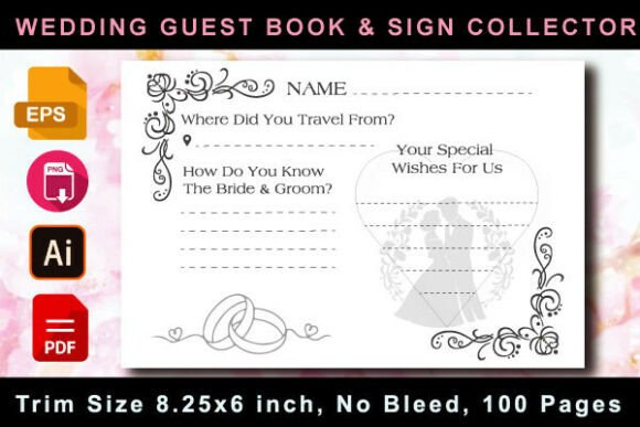 Wedding Guest Book List KDP Interior